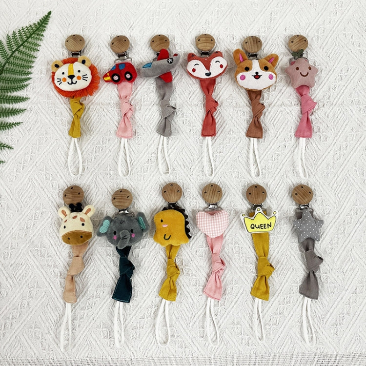Animal Head Pacifier Chain Newborn Pacifier Clip, Style: Elephant - Cups & Silicone Nipple by PMC TechLife | Online Shopping South Africa | PMC TechLife | Buy Now Pay Later Mobicred