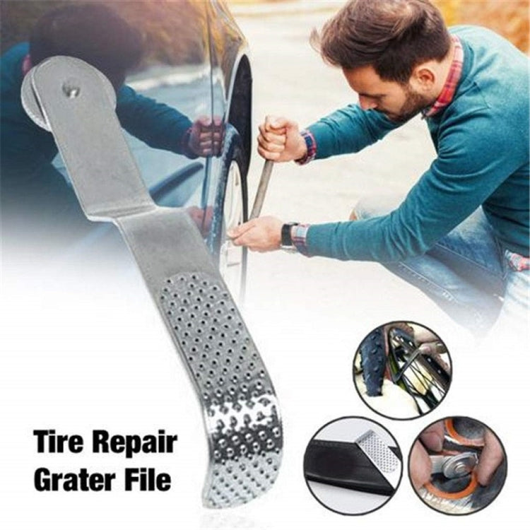 Bicycle File Inner Tube Repair Tool Universal for Electric Vehicles Motorcycles(Silver) - Maintenance tools by PMc TechLife | Online Shopping South Africa | PMc TechLife | Buy Now Pay Later Mobicred