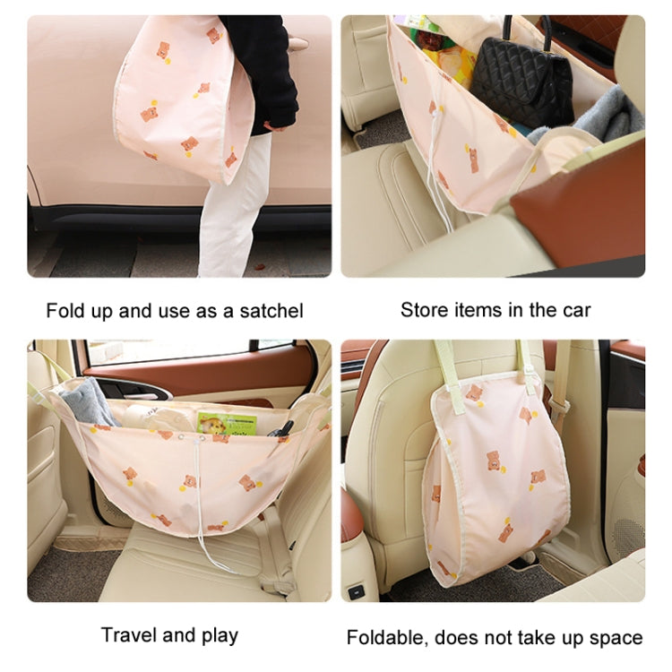 Car Multifunctional Rear Seat Net Pocket Hanging Storage Bag(Tulip Bunny) - Stowing Tidying by PMC Jewellery | Online Shopping South Africa | PMC Jewellery | Buy Now Pay Later Mobicred