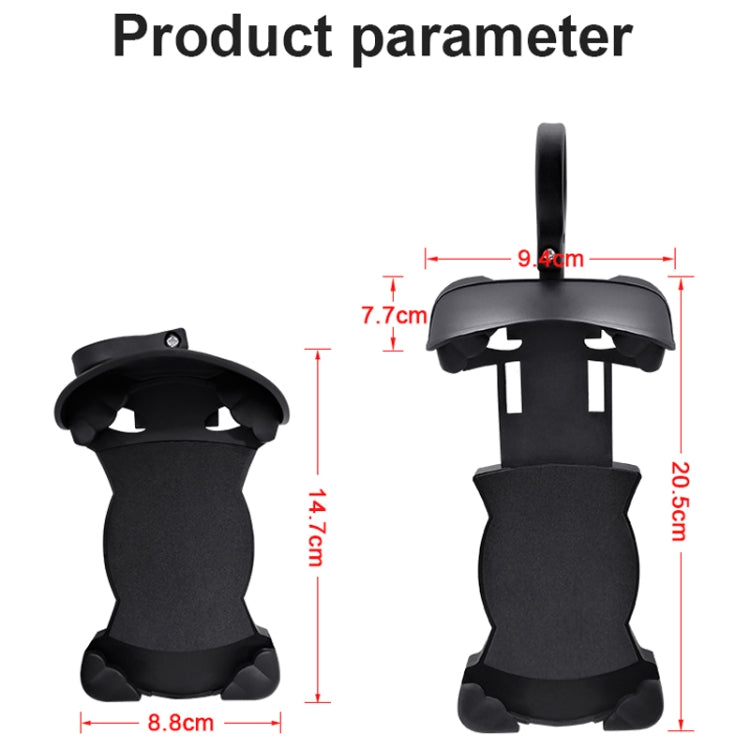 Motorcycle Sunshade Rainproof Mobile Phone Holder, Shape: Charging Mirror Holder 5V-2A - Holder by PMC TechLife | Online Shopping South Africa | PMC TechLife | Buy Now Pay Later Mobicred