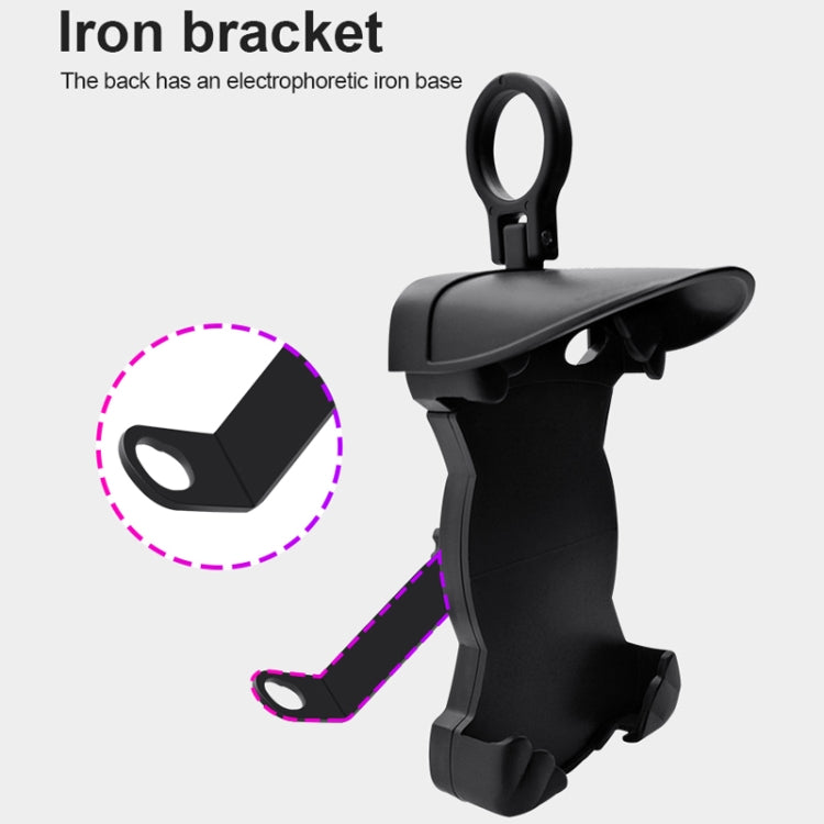 Motorcycle Sunshade Rainproof Mobile Phone Holder, Shape: Charging Handlebar Holder 5V-3.1A - free shipping - PMC TechLife - Order now!
