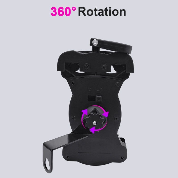 Motorcycle Sunshade Rainproof Mobile Phone Holder, Shape: Charging Mirror Holder 5V-3.1A - Holder by PMC TechLife | Online Shopping South Africa | PMC TechLife | Buy Now Pay Later Mobicred