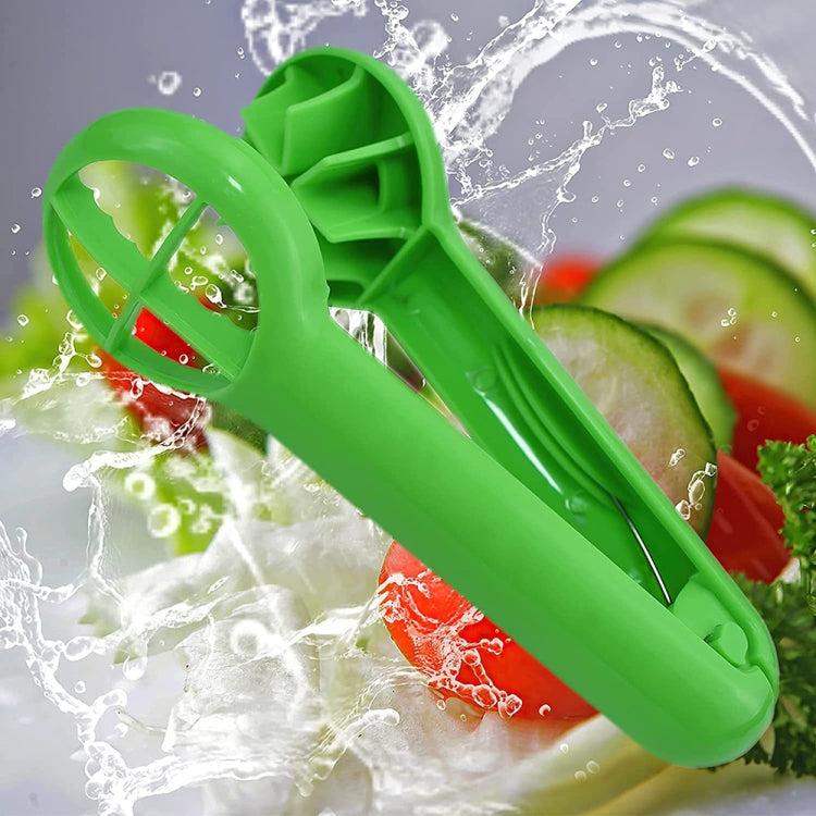 Grape Slicer Convenient Household Blueberry Strawberry Slicer Kitchen Tools(Green) - Cutter & Peeler by PMC TechLife | Online Shopping South Africa | PMC TechLife | Buy Now Pay Later Mobicred