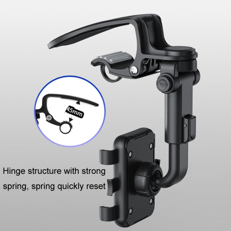 Car Sun Visor Clamp Multi-function Dashboard Mobile Phone Holder(Black) - free shipping - PMC TechLife - Order now!