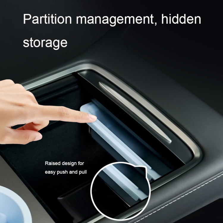 For Tesla Model 3 / Y Center Armrest Storage Box Car Modification Accessories Central Storage Box(Black) - Stowing Tidying by PMC TechLife | Online Shopping South Africa | PMC TechLife | Buy Now Pay Later Mobicred