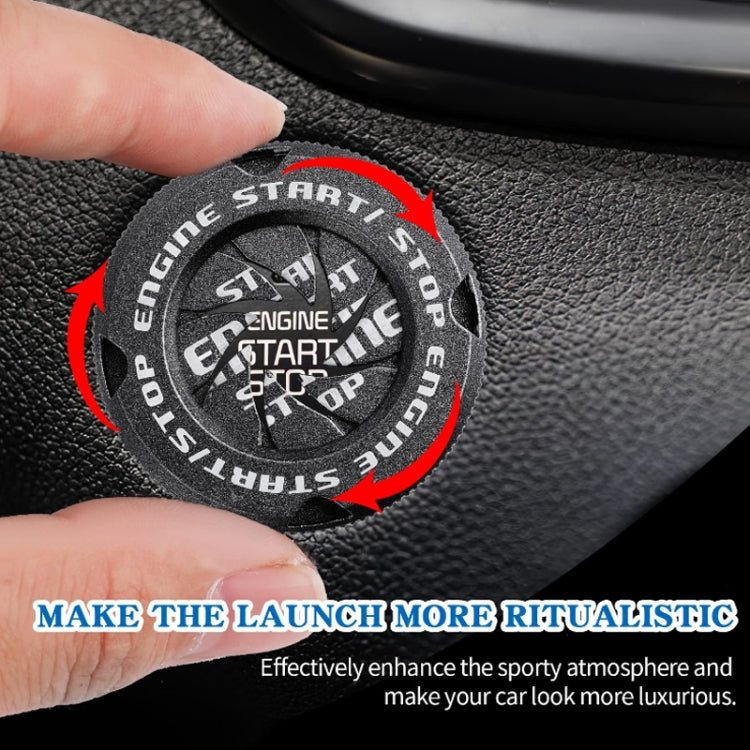Car Motorcycle One-button Start Button Ignition Switch Rotating Protective Cover(Black) - free shipping - PMC TechLife - Order now!