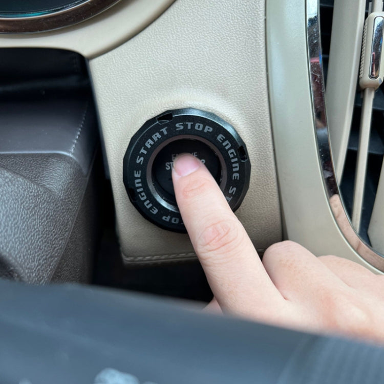 Car Motorcycle One-button Start Button Ignition Switch Rotating Protective Cover(Black) - free shipping - PMC TechLife - Order now!