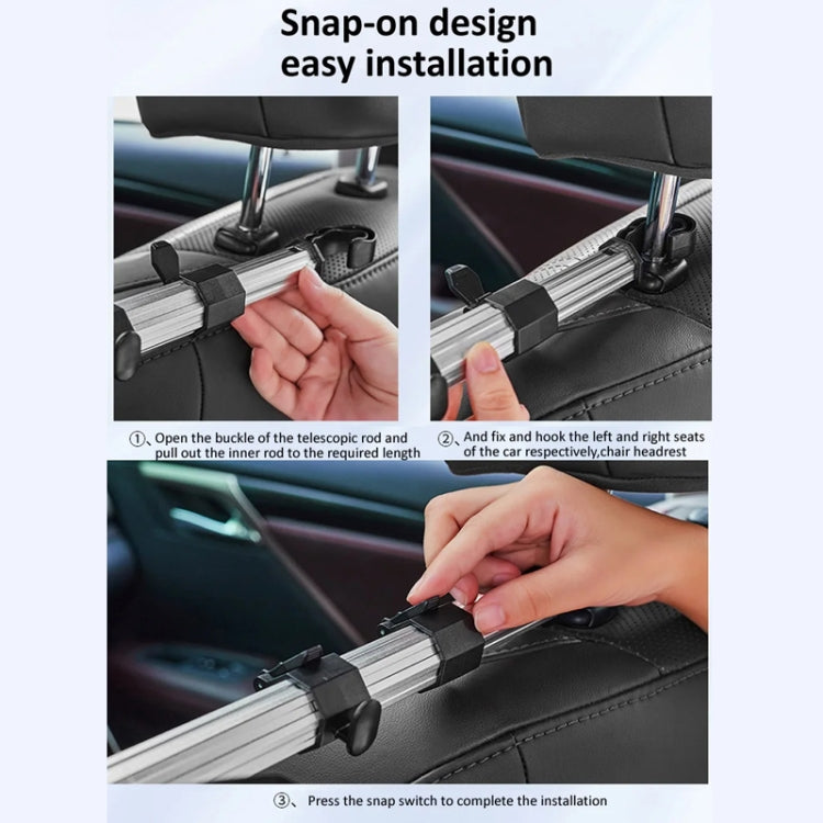 3 in 1 Car Mobile Phone Holder Computer Holder Universal Aluminum Tube With Hook - Car Holders by PMC TechLife | Online Shopping South Africa | PMC TechLife | Buy Now Pay Later Mobicred