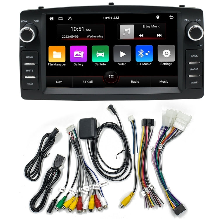 For BYD F3 7 inch Car Android Navigation Bluetooth FM Radio, Memory: 1+32G - Car MP3 & MP4 & MP5 by PMC Jewellery | Online Shopping South Africa | PMC Jewellery | Buy Now Pay Later Mobicred