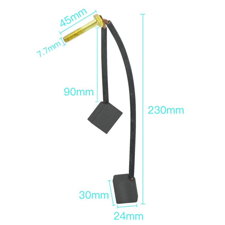 2pcs /Set For Club Car / EZGO Golf Cart 3.3 Motor Carbon Brushes, Specification: Carbon Brush - Engine Fittings by PMC TechLife | Online Shopping South Africa | PMC TechLife | Buy Now Pay Later Mobicred