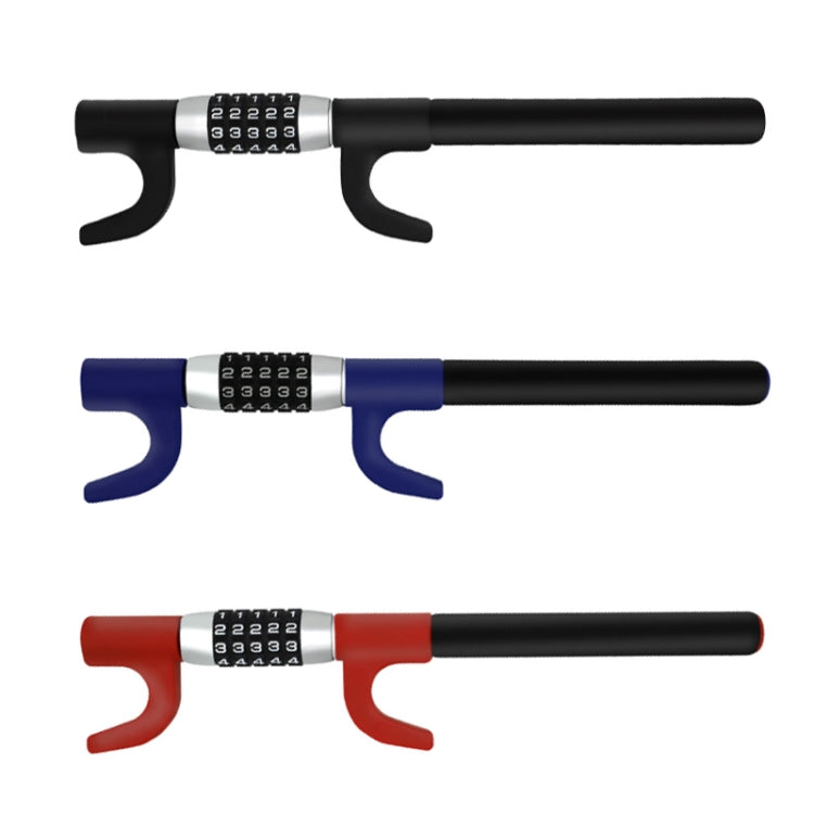 Car Anti-Theft Steering Wheel Retractable Adjustable Code Lock(Red) - free shipping - PMC TechLife - Order now!
