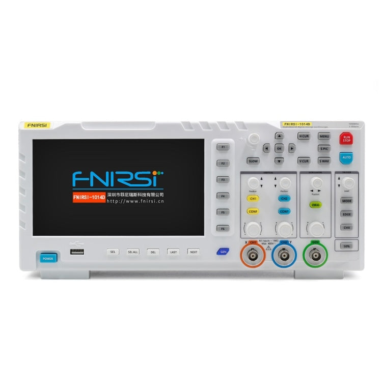 FNIRSI 2 In 1 Dual-Channel 100M Bandwidth Digital Oscilloscope 1GS Sampling Signal Generator, EU Plug 1014D - Digital Multimeter by FNIRSI | Online Shopping South Africa | PMC Jewellery | Buy Now Pay Later Mobicred