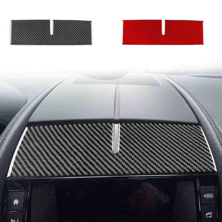 For Jaguar F-TYPE 2013+ Universal Center Console Sticker For Left And Right Drive(Black) - Car Interior Mouldings by PMC Jewellery | Online Shopping South Africa | PMC Jewellery | Buy Now Pay Later Mobicred