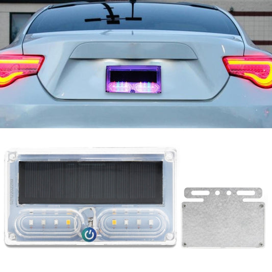 Car Solar Warning Light Anti-rear Collision LED Tail Light(Bracket) - Warning Lights by PMC Jewellery | Online Shopping South Africa | PMC Jewellery | Buy Now Pay Later Mobicred