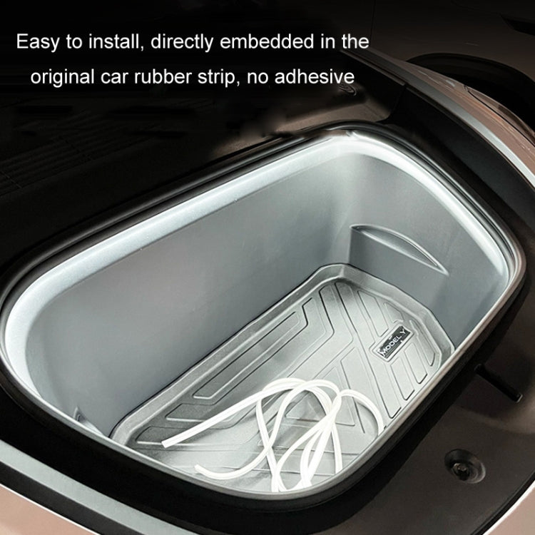 For Tesla Front Trunk LED Ambient Light Strip, Size: For 18-20 Model 3(Warm White) - Atmosphere lights by PMC TechLife | Online Shopping South Africa | PMC TechLife | Buy Now Pay Later Mobicred