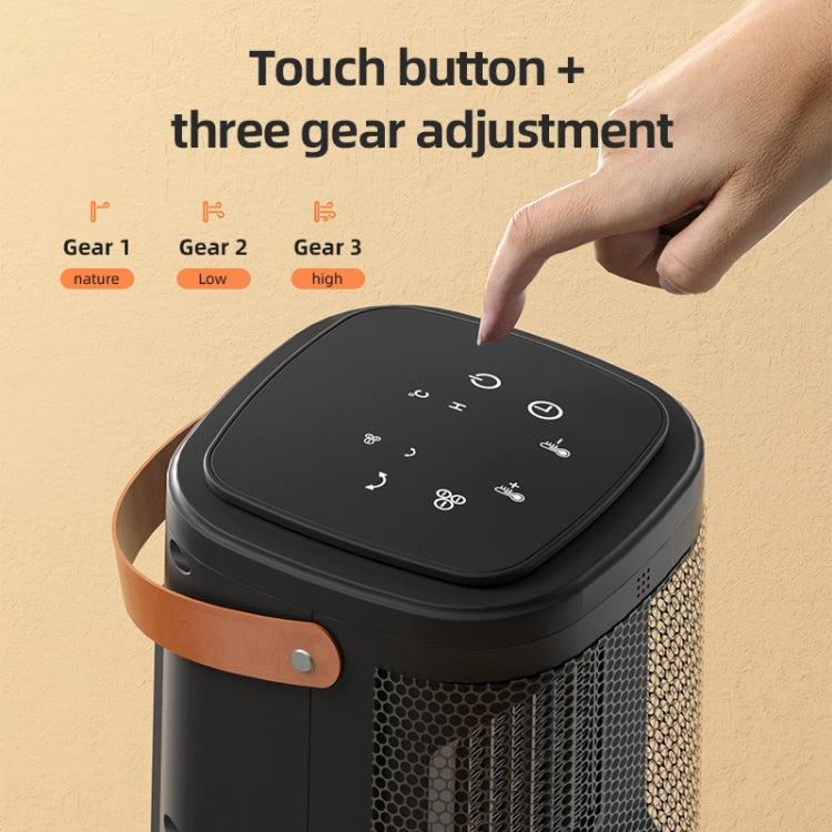 Remote Control Touch Screen Household Desktop PTC Instant Heating Heater, Style: UK Plug(Electronic Model) - Electric Heaters by PMC TechLife | Online Shopping South Africa | PMC TechLife | Buy Now Pay Later Mobicred