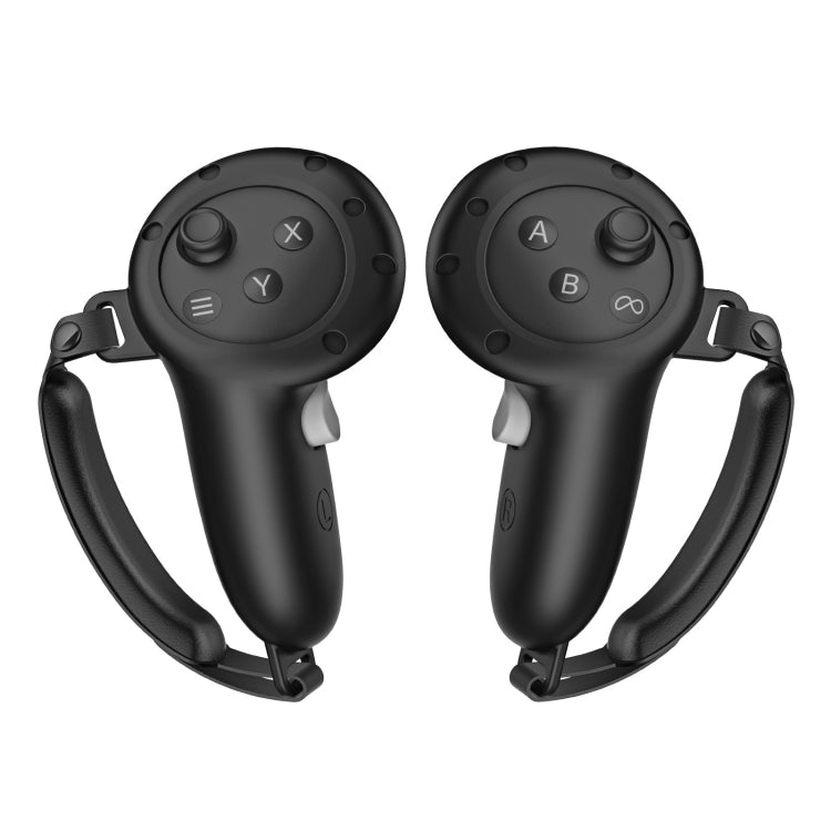 For Meta Quest 3 Handle Silicone Protective Cover VR Accessories(Black) - VR Accessories by PMC Jewellery | Online Shopping South Africa | PMC Jewellery