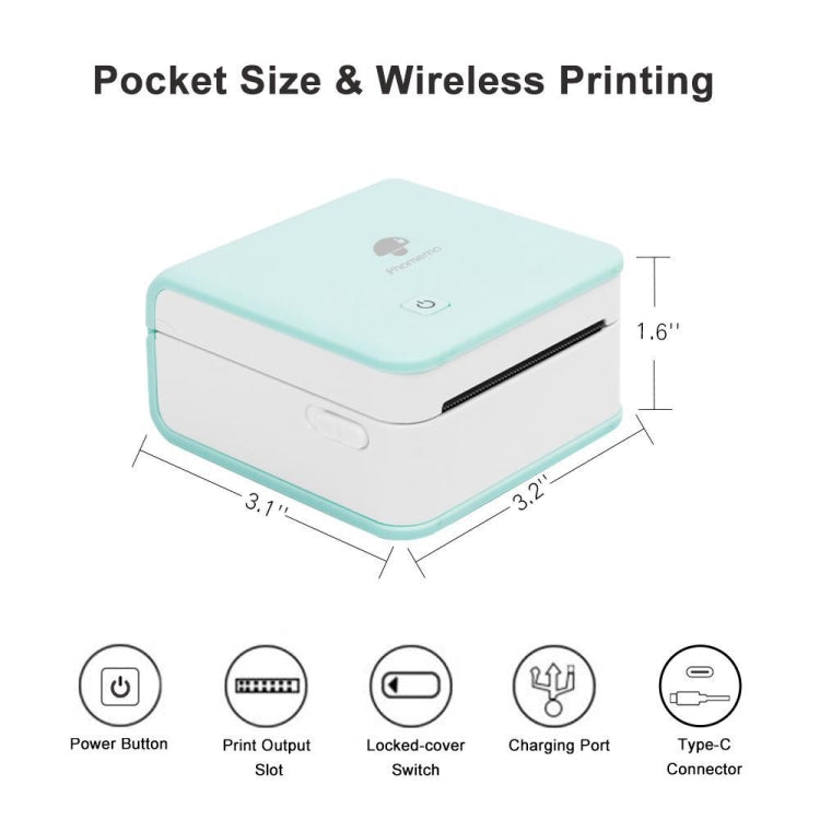 Phomemo M02 PRO Pocket Mini Small Portable Bluetooth Wrong Thermal Tag Printer(Pink) - free shipping - PMC TechLife - Order now!