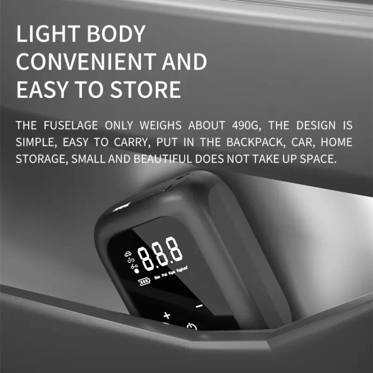 Multifunctional Portable Car Electric Wireless Tire Inflator Pump(Mechanical Button) - Inflatable Pump by PMC TechLife | Online Shopping South Africa | PMC TechLife