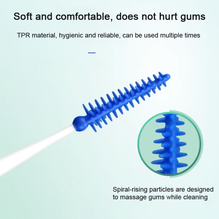 40pcs /Box Silicone Interdental Brushing Oral Cleaning Gap Brush(Green) - free shipping - PMC TechLife - Order now!