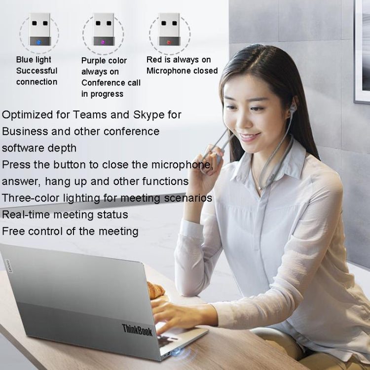 Lenovo ThinkBook UC100 Neckband Dual Wireless Bluetooth Earphone Cell Phone Computer Simultaneous Connection - free shipping - PMC TechLife - Order now!