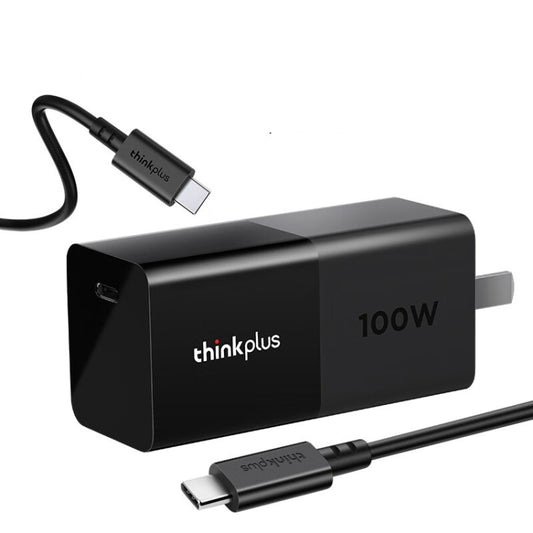 Lenovo Thinkplus 100W GaN Lipstick Power Adapter USB-C/Type-C Fast Charger,CN Plug - USB Charger by Lenovo | Online Shopping South Africa | PMC Jewellery | Buy Now Pay Later Mobicred