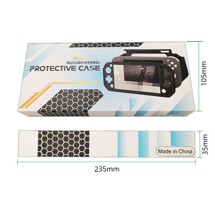 For Nintendo Switch Lite Full Cover Protective Shell TPU Console Case(Black) - Cases by PMC TechLife | Online Shopping South Africa | PMC TechLife