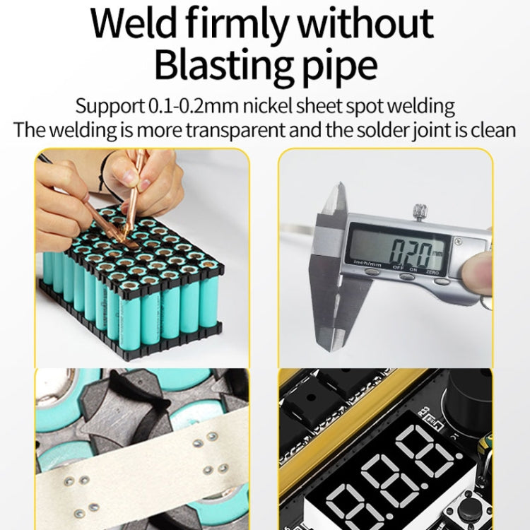 GX591 Full Functional Version 12V Handheld Portable 18650 Mobile Lithium Battery Point Welding Machine, Style: Without Shell - Others by PMC TechLife | Online Shopping South Africa | PMC TechLife | Buy Now Pay Later Mobicred