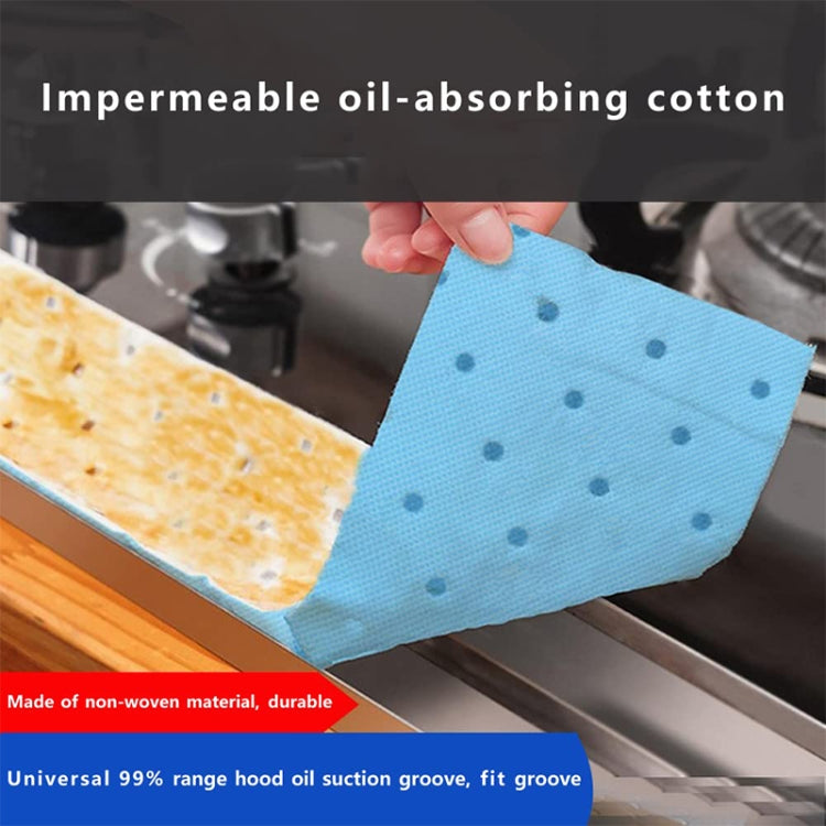 10pcs /Pack Disposable Oil Groove Suction Paper for Cooker Hoods, Spec:  10x90cm Regular - free shipping - PMC TechLife - Order now!