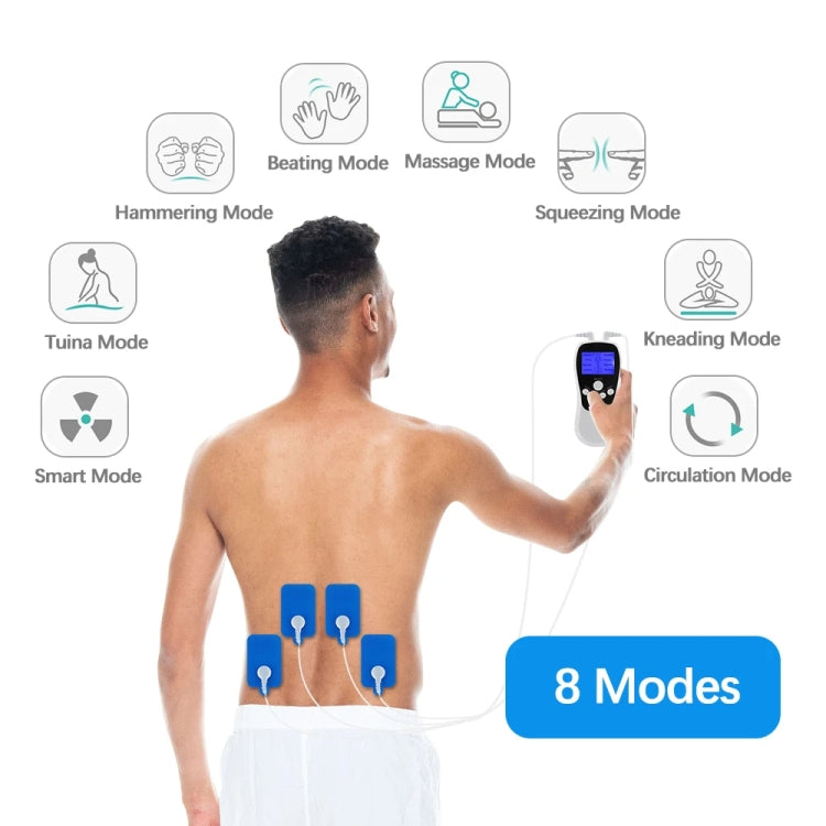 Multifunctional Low Frequency Pulse Meridian Physiotherapy Massage Instrument, Color: White Standard - free shipping - PMC TechLife - Order now!