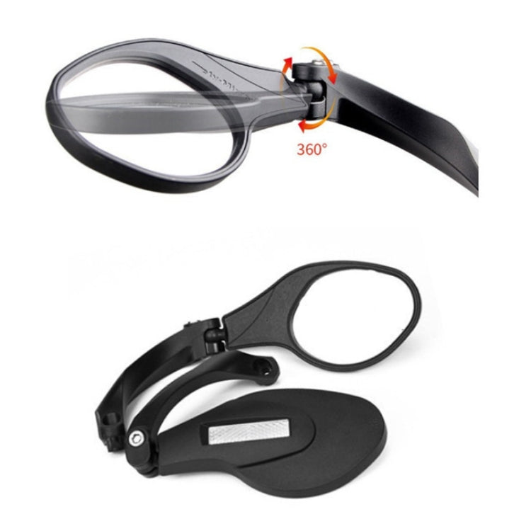 Motorcycle Wide View Rear View Mirror Bicycle Reflector, Color: Square Right - Side Mirrors by PMC TechLife | Online Shopping South Africa | PMC TechLife | Buy Now Pay Later Mobicred