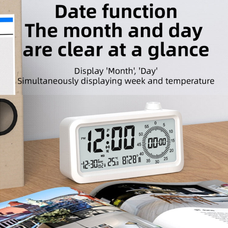 Visual Timer Alarm Clock Dual Display LCD Time Reminder(Pink) - Alarm Clocks by PMc TechLife | Online Shopping South Africa | PMc TechLife | Buy Now Pay Later Mobicred