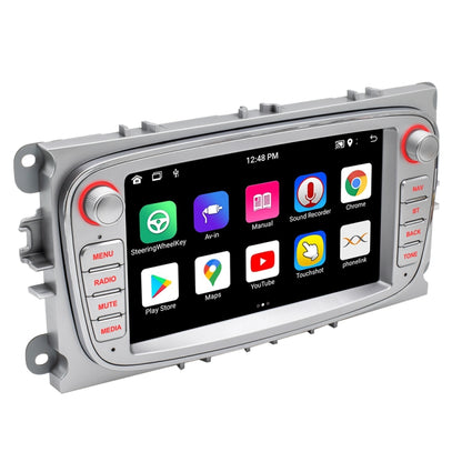 For Ford Focus 7 Inch HD Android Navigation Bluetooth RDS Radio, Size: 2+32G(Silver) - Car MP3 & MP4 & MP5 by PMC Jewellery | Online Shopping South Africa | PMC Jewellery | Buy Now Pay Later Mobicred