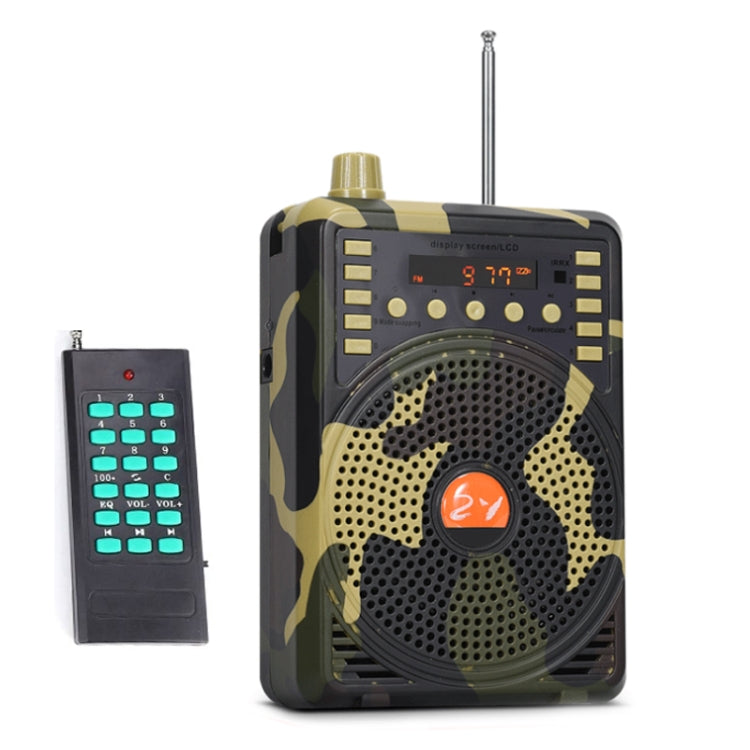 48W Wireless Bluetooth Voice Amplifier with Remote Control Supports USB/TF Card Playback AU Plug(Camouflage) - Midrange Speaker & Frequency Divider by PMC TechLife | Online Shopping South Africa | PMC TechLife | Buy Now Pay Later Mobicred