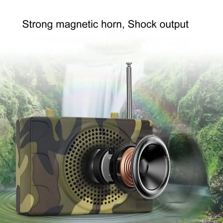 25W  Bluetooth Voice Amplifier Bird Hunting Speaker Supports USB/TF/FM 1000m Remote Control EU Plug(Camouflage) - Midrange Speaker & Frequency Divider by PMC TechLife | Online Shopping South Africa | PMC TechLife | Buy Now Pay Later Mobicred