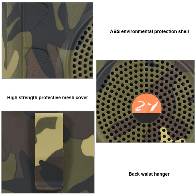 25W  Bluetooth Voice Amplifier Bird Hunting Speaker Supports USB/TF/FM 1000m Remote Control EU Plug(Camouflage) - Midrange Speaker & Frequency Divider by PMC TechLife | Online Shopping South Africa | PMC TechLife | Buy Now Pay Later Mobicred