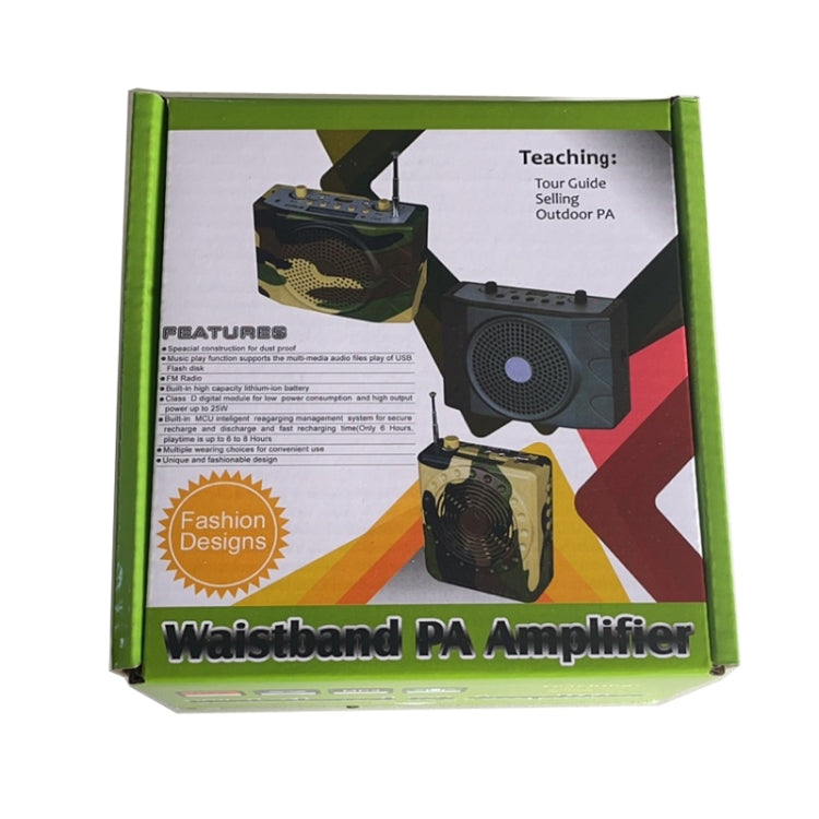 25W  Bluetooth Voice Amplifier Bird Hunting Speaker Supports USB/TF/FM 1000m Remote Control EU Plug(Camouflage) - Midrange Speaker & Frequency Divider by PMC TechLife | Online Shopping South Africa | PMC TechLife | Buy Now Pay Later Mobicred