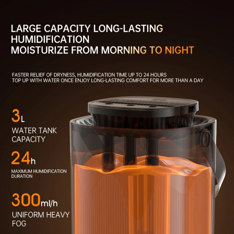 3L Smart Spray Humidifier Three-hole Spray With Night Light, Spec: USB - free shipping - PMC TechLife - Order now!