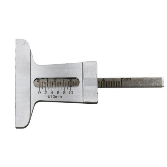 0-50mm Stainless Steel Tire Tread Vernier Depth Gauge - Electronic Test by PMC Jewellery | Online Shopping South Africa | PMC Jewellery | Buy Now Pay Later Mobicred