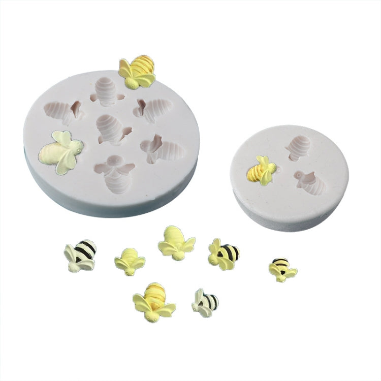 Little Bee Silicone Mold Fondant Chocolate Cake Mold, Spec: Mk-3172 Light Gray - Food Molds by PMC TechLife | Online Shopping South Africa | PMC TechLife