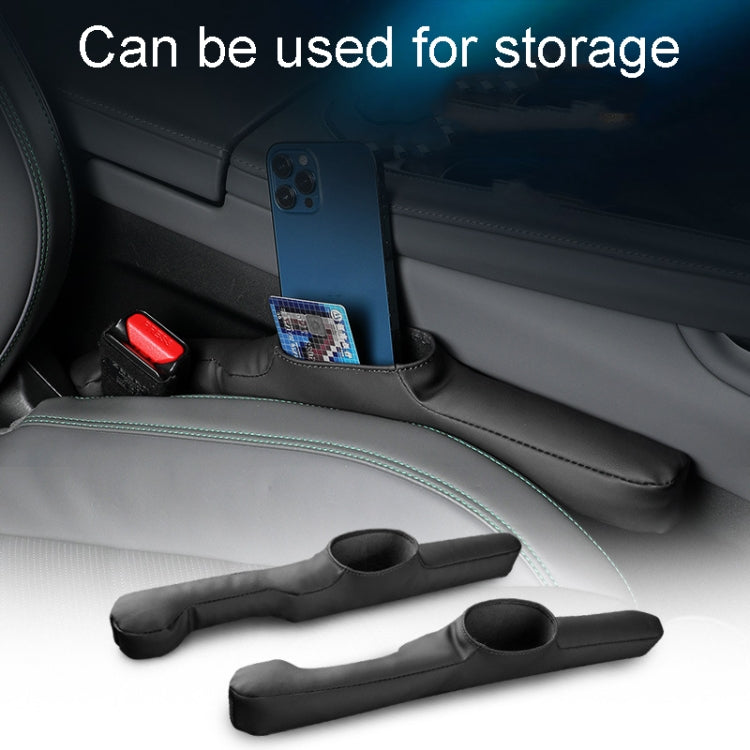 1pair Car Seat Storage Organizer Seat Anti Leakage Seam Fillers(Black) - Seat Accessories by PMC Jewellery | Online Shopping South Africa | PMC Jewellery | Buy Now Pay Later Mobicred