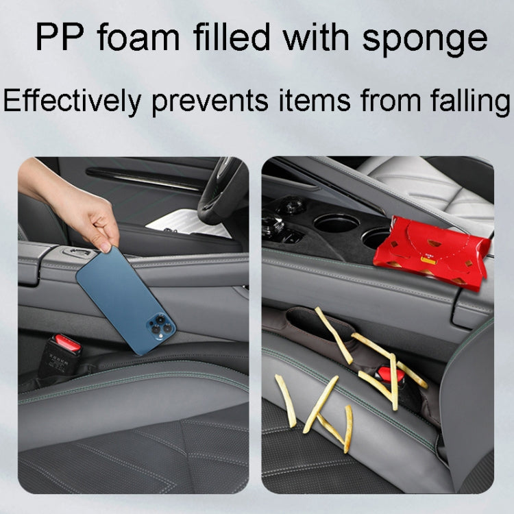 1pair Car Seat Storage Organizer Seat Anti Leakage Seam Fillers(Black) - Seat Accessories by PMC Jewellery | Online Shopping South Africa | PMC Jewellery | Buy Now Pay Later Mobicred