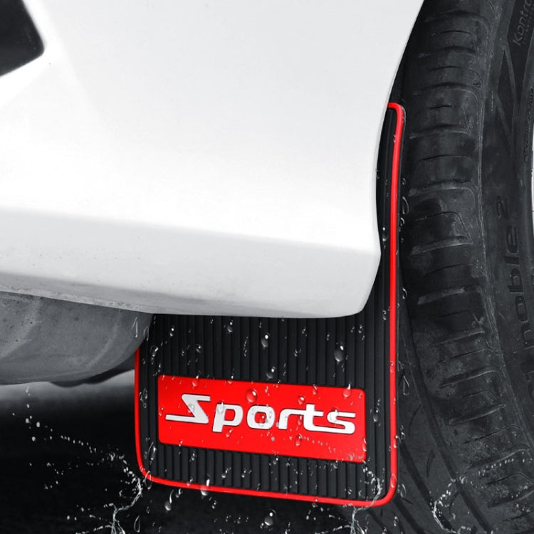 2pcs Car Tire Mud Flap Modification Plastic Anti-Splash Mud Flap, Style: Sports - Mudguards by PMC TechLife | Online Shopping South Africa | PMC TechLife | Buy Now Pay Later Mobicred