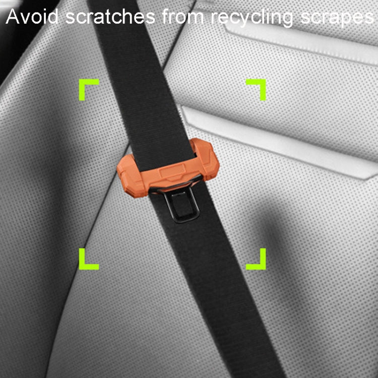 Large Car Seatbelt Buckle Protective Cover Anti Scratch Silicone Protector For Safety Belt Plugs(Green) - Seat Belts & Padding by PMC TechLife | Online Shopping South Africa | PMC TechLife | Buy Now Pay Later Mobicred