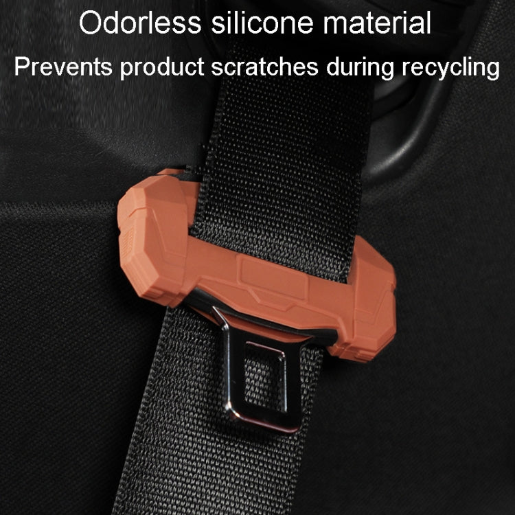 Large Car Seatbelt Buckle Protective Cover Anti Scratch Silicone Protector For Safety Belt Plugs(Green) - Seat Belts & Padding by PMC TechLife | Online Shopping South Africa | PMC TechLife | Buy Now Pay Later Mobicred