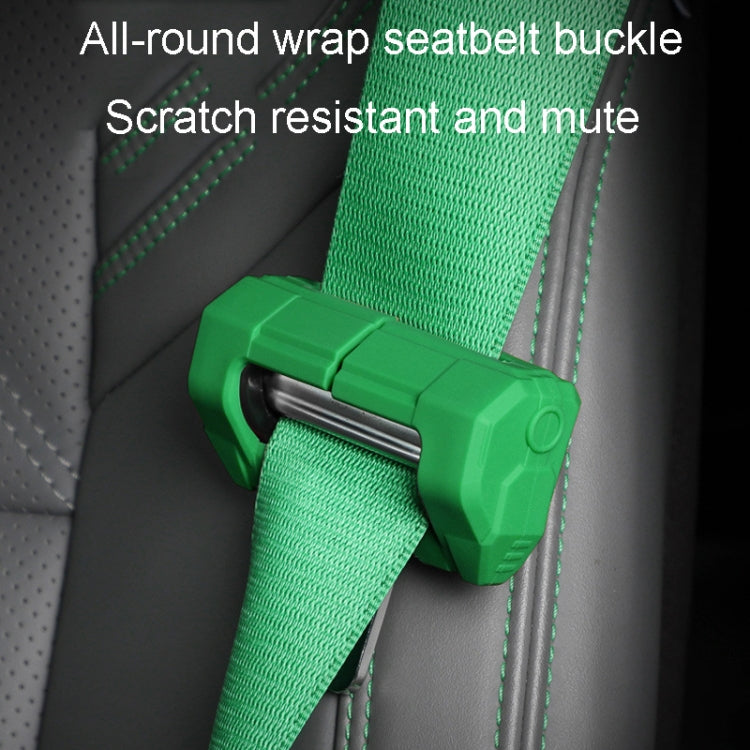 Large Car Seatbelt Buckle Protective Cover Anti Scratch Silicone Protector For Safety Belt Plugs(Black) - Seat Belts & Padding by PMC TechLife | Online Shopping South Africa | PMC TechLife | Buy Now Pay Later Mobicred