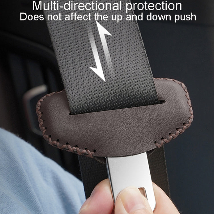 For BMW 1pair Seatbelt Insert Protector Bumper Belt Chuck Decoration(Red) - Seat Belts & Padding by PMC TechLife | Online Shopping South Africa | PMC TechLife | Buy Now Pay Later Mobicred