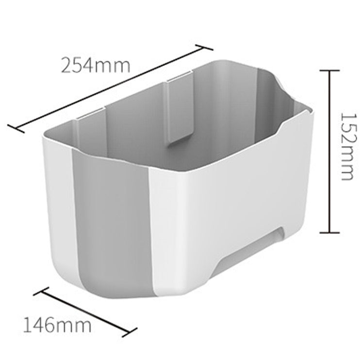 Foldable Car Bin Dual-Use Dustbin Organizer For Home And Car(White) - Stowing Tidying by PMC Jewellery | Online Shopping South Africa | PMC Jewellery | Buy Now Pay Later Mobicred