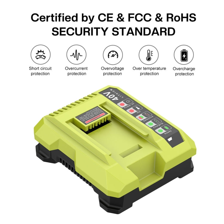 36-40V Tool Cutting Machine Battery Charger, For RYOBI PO401 / PO403 / PO400, Plug: US - free shipping - PMc TechLife - Order now!