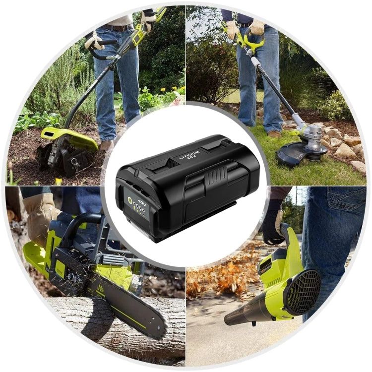 5000mAh For Ryobi OP4026A / OP4050 40V Lawn Mowers Lithium-ion Battery - Lawn Mower, Saws & Accessories by PMc TechLife | Online Shopping South Africa | PMc TechLife | Buy Now Pay Later Mobicred